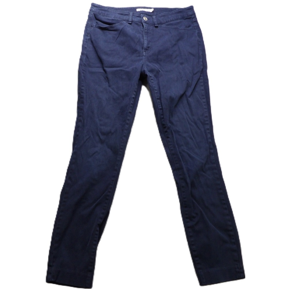 Peter Millar Karlie Stretch Ankle Golf Pants Cotton Modal Women 6 Dark Navy Blue